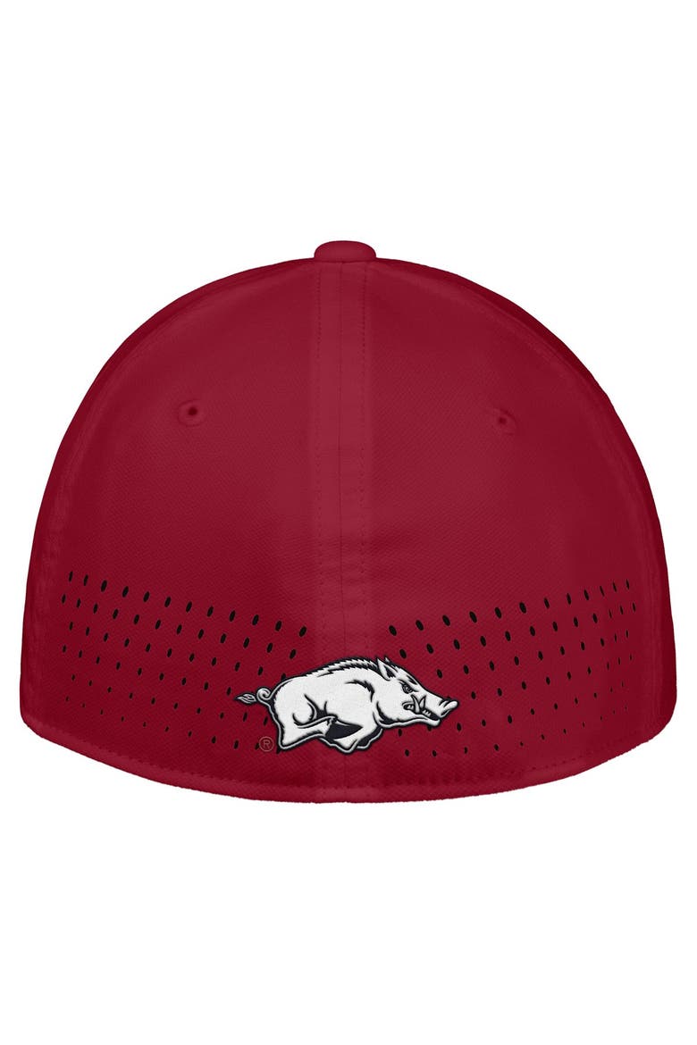 Men's Nike Cardinal Arkansas Razorbacks 2026 On-Field AeroBill SwooshFlex Dri-FIT Hat, Alternate, color, Cardinal