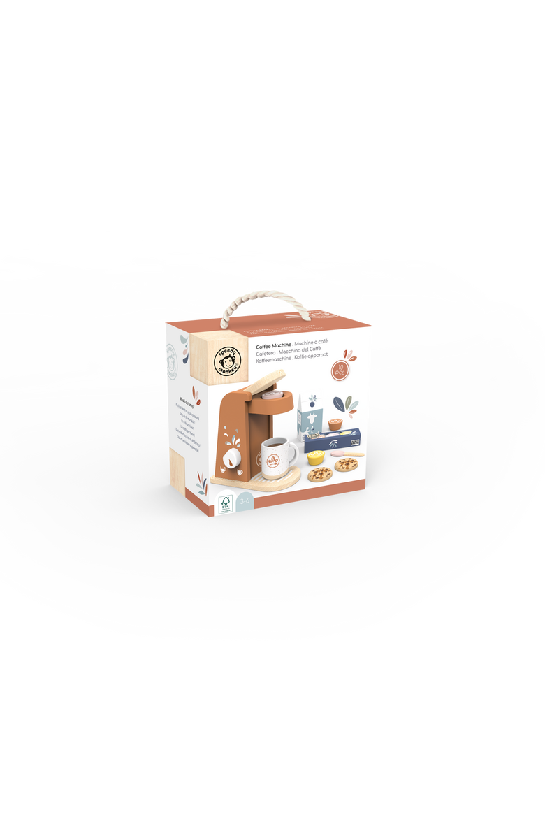 Speedy Monkey Coffee Machine, Alternate, color, Multi