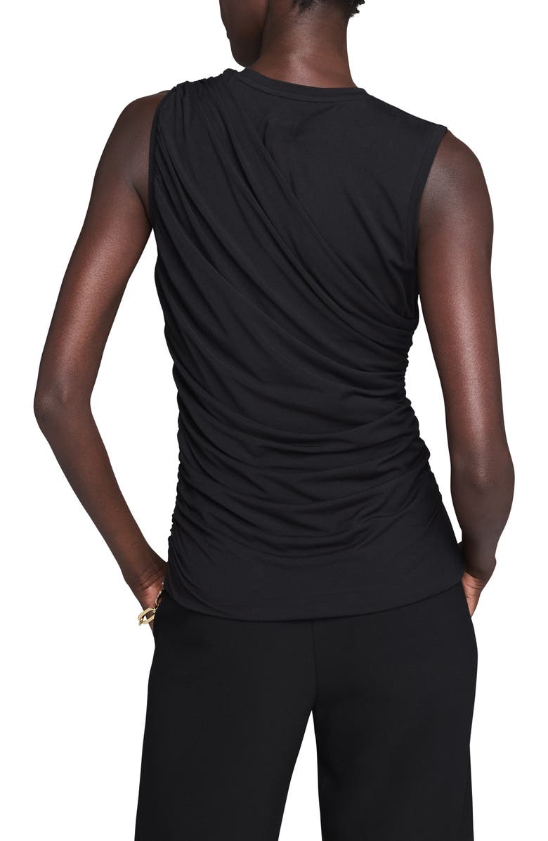 NIC+ZOE Dramatically Drape Sleeveless Jersey Top, Alternate, color, Black Onyx