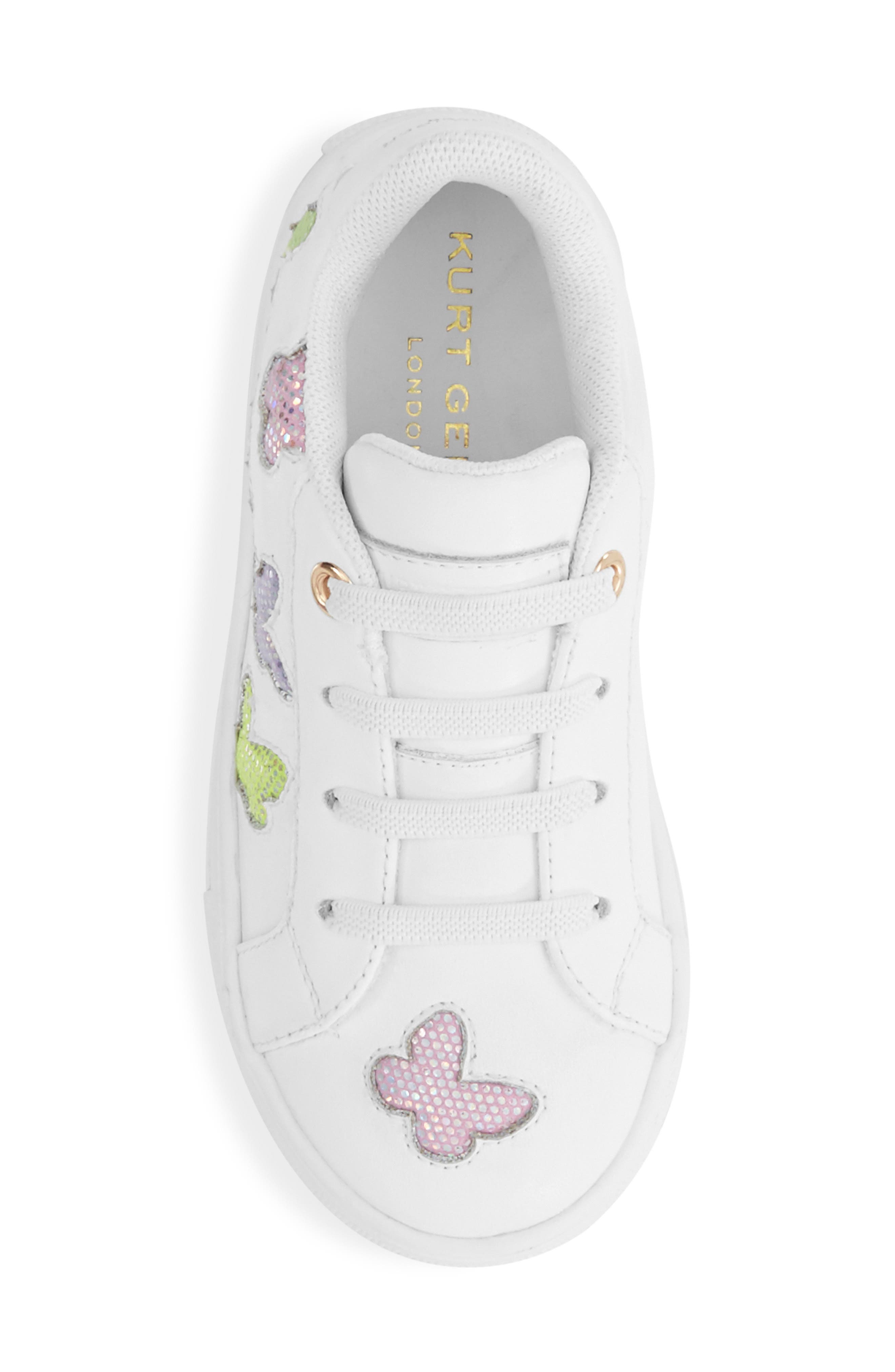 Kurt Geiger London Kids' Mini Laney Butterfly Sneaker, Alternate, color, 