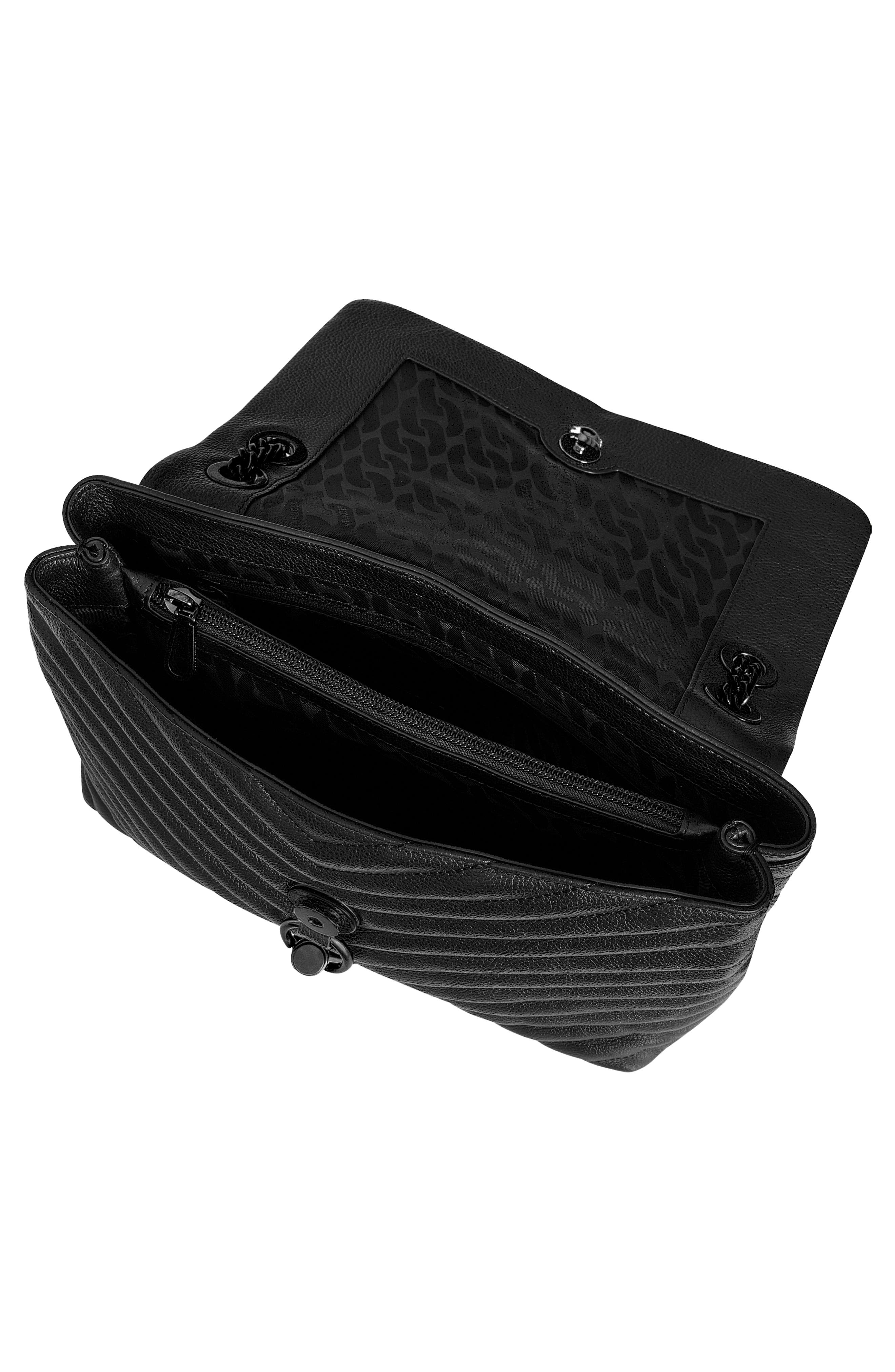 Rebecca Minkoff Edie Quilted Leather Convertible Crossbody Bag, Alternate, color, 