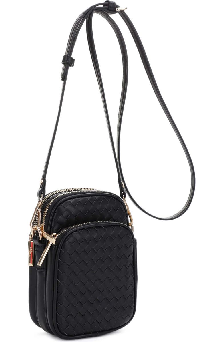 Mali + Lili Josie Diamond Weave Crossbody Bag, Main, color,