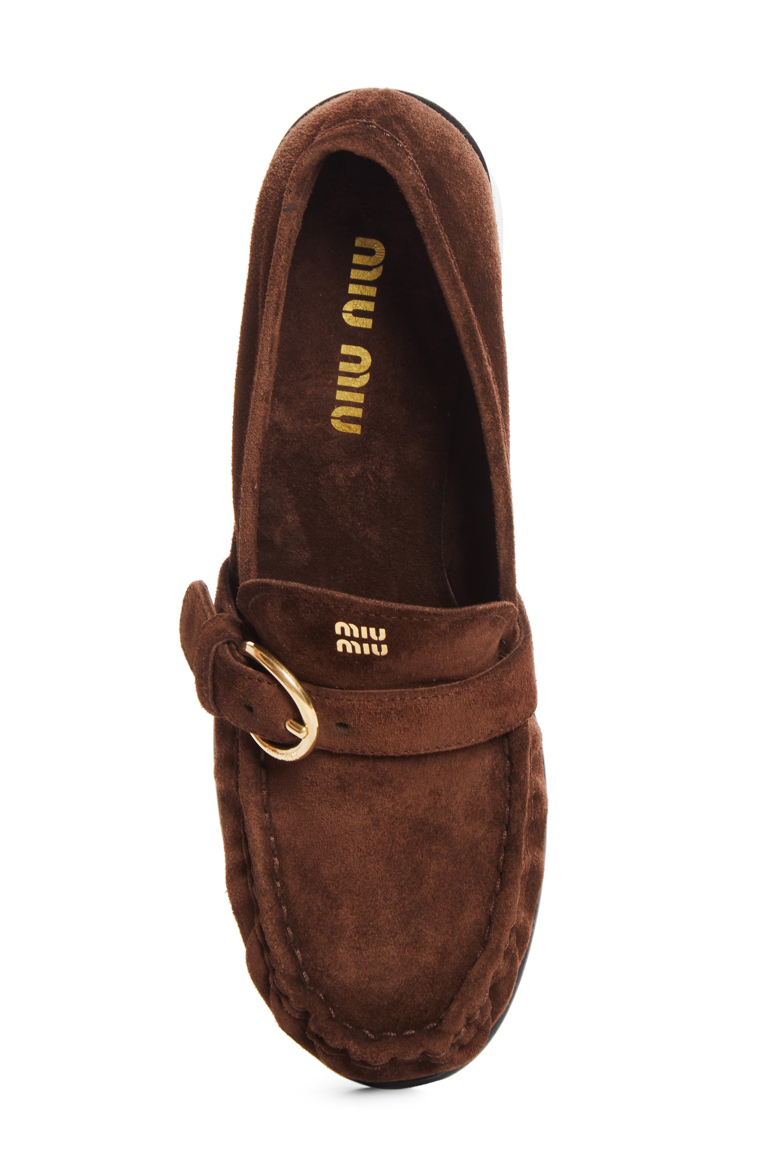 Buckled Soft Moc Loafer, Alternate, color, MORO