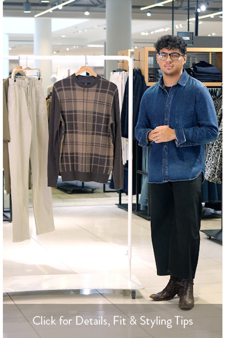 Mineral Tartan Crewneck Sweater video