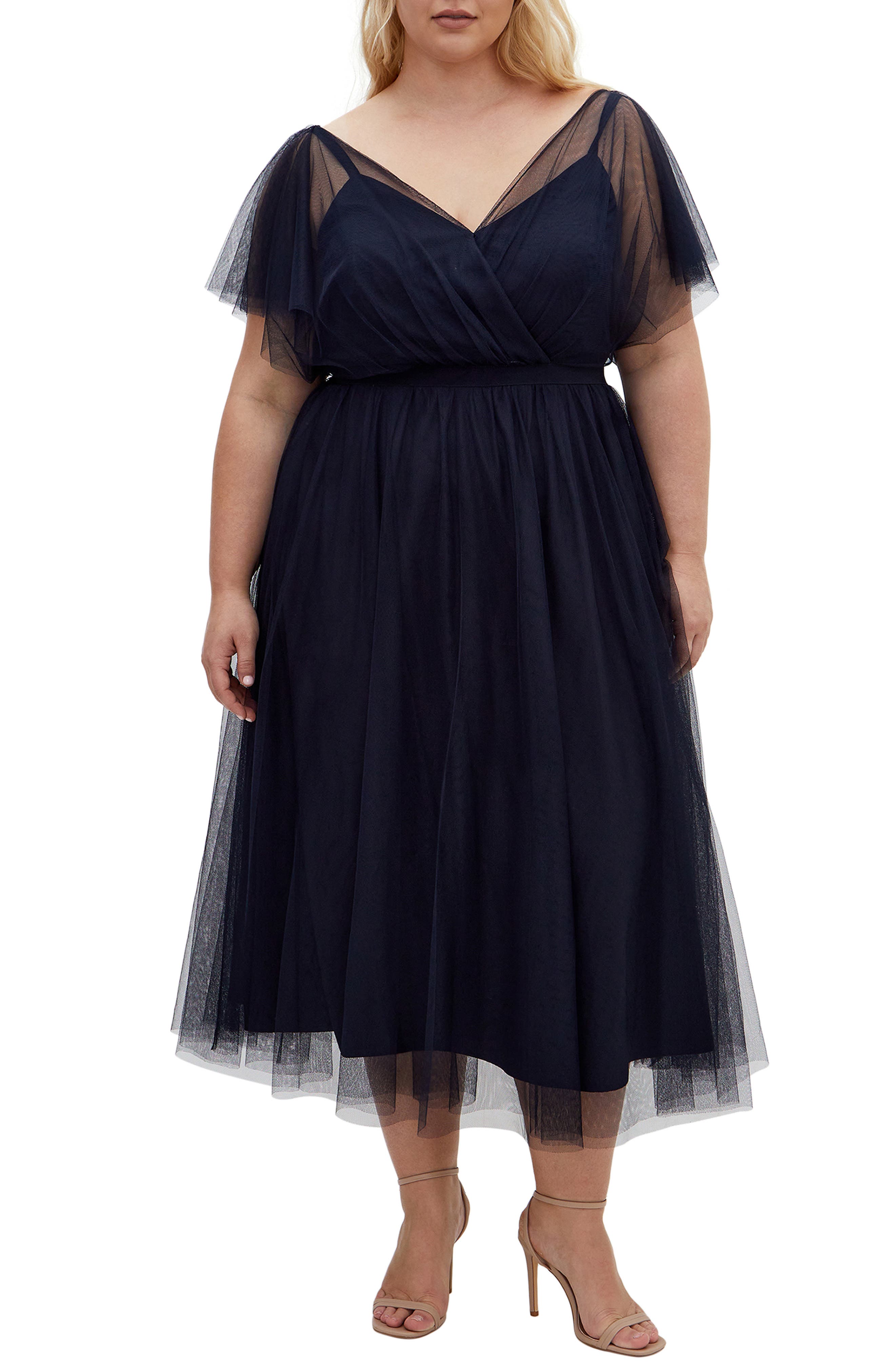 Elina Tulle Maxi Dress
