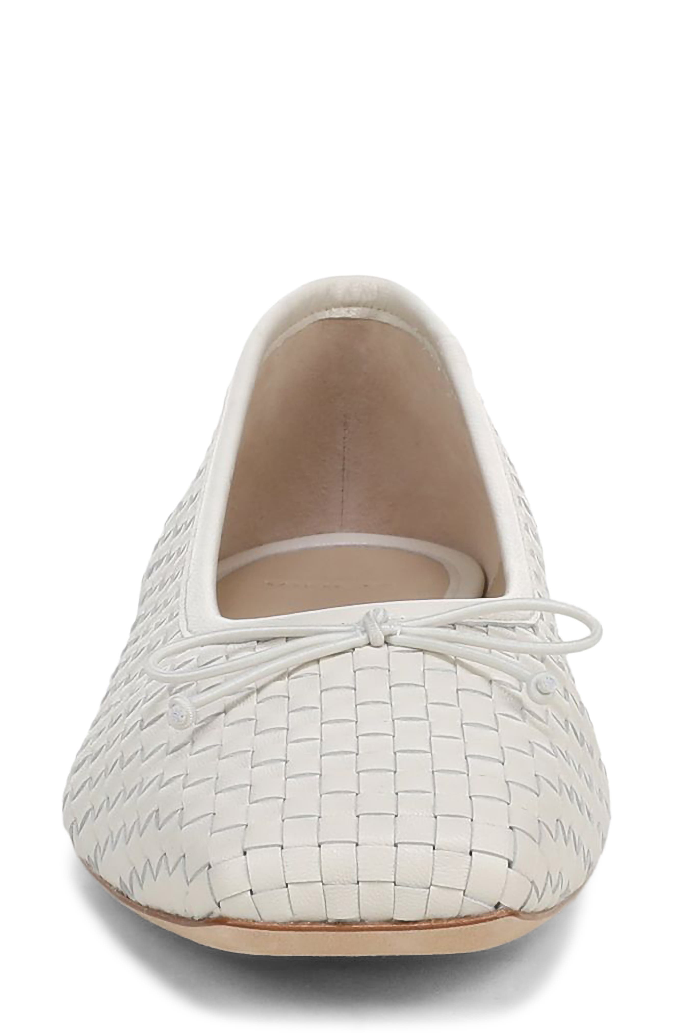 Darla Weave Ballet Flat, Alternate, color, MILK