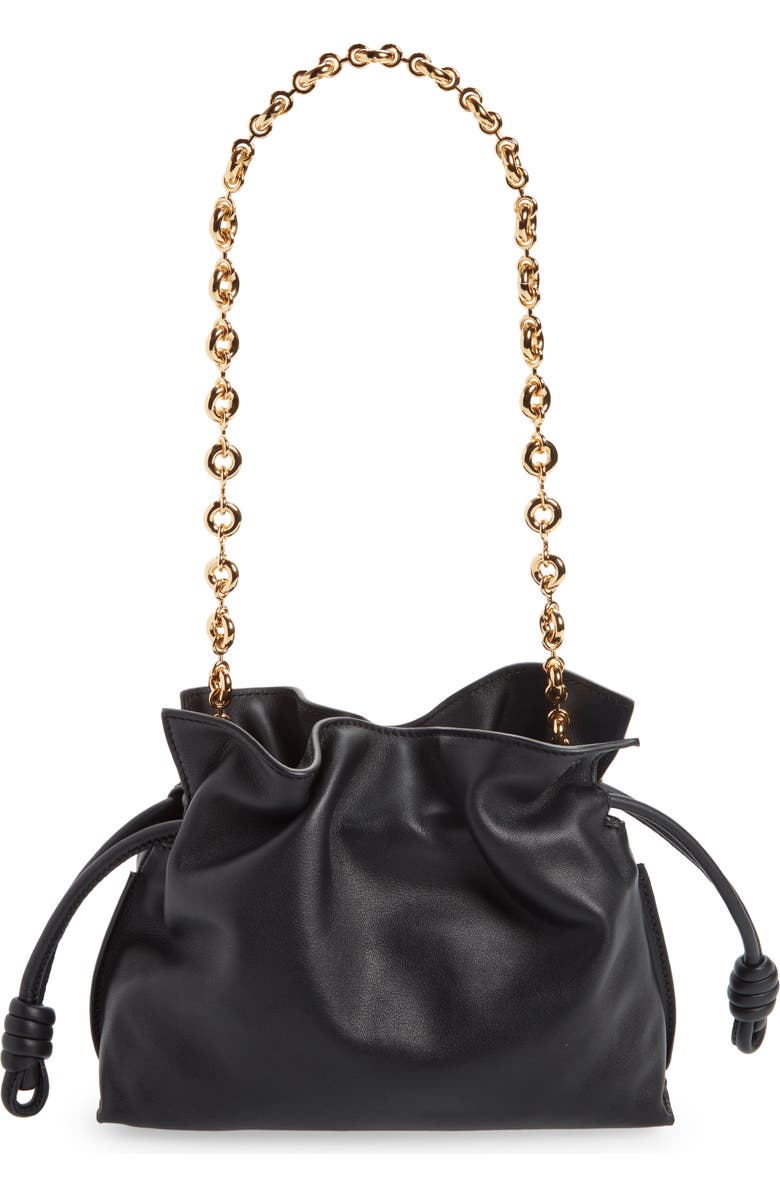 Loewe Mini Flamenco Leather Clutch, Main, color,