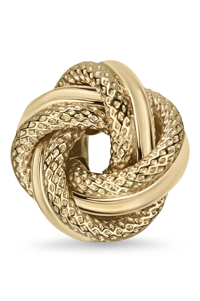 14K Gold Knot Stud Earrings, Alternate, color, YELLOW GOLD