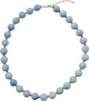 Little Sky Stone Camille Beaded Light Blue Necklace