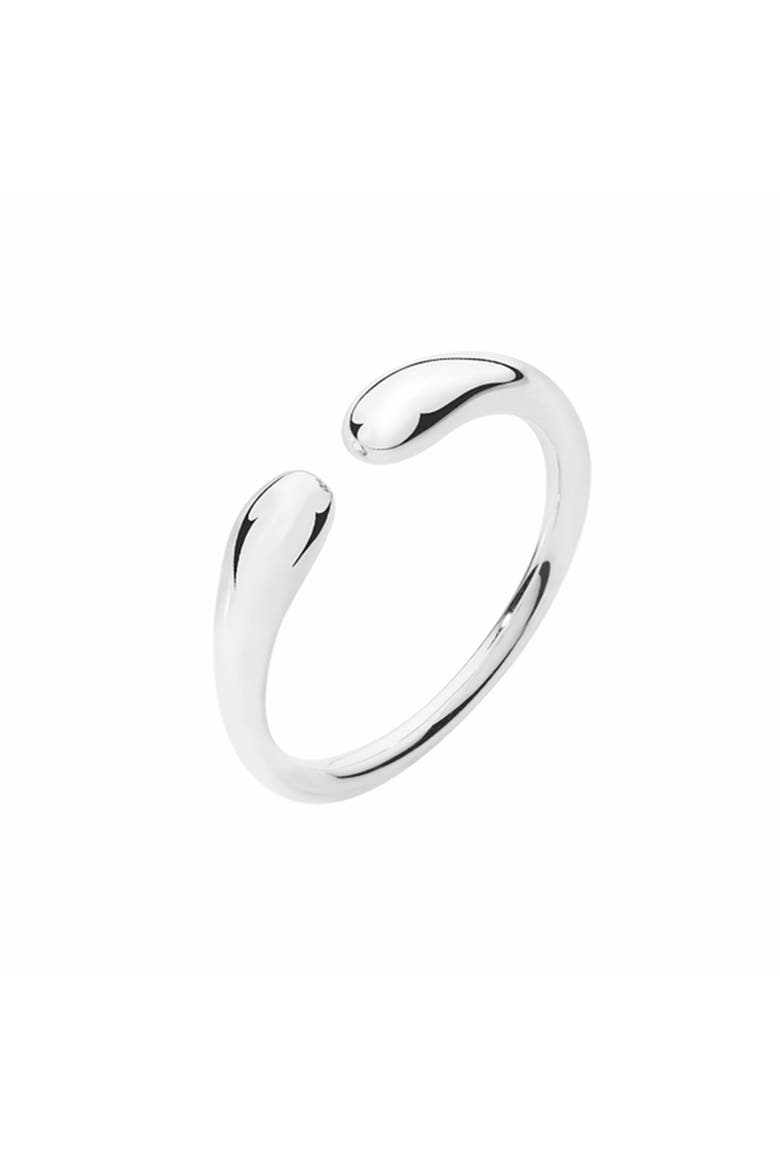 Double Drop Ring, Main, color, Sterling Silver