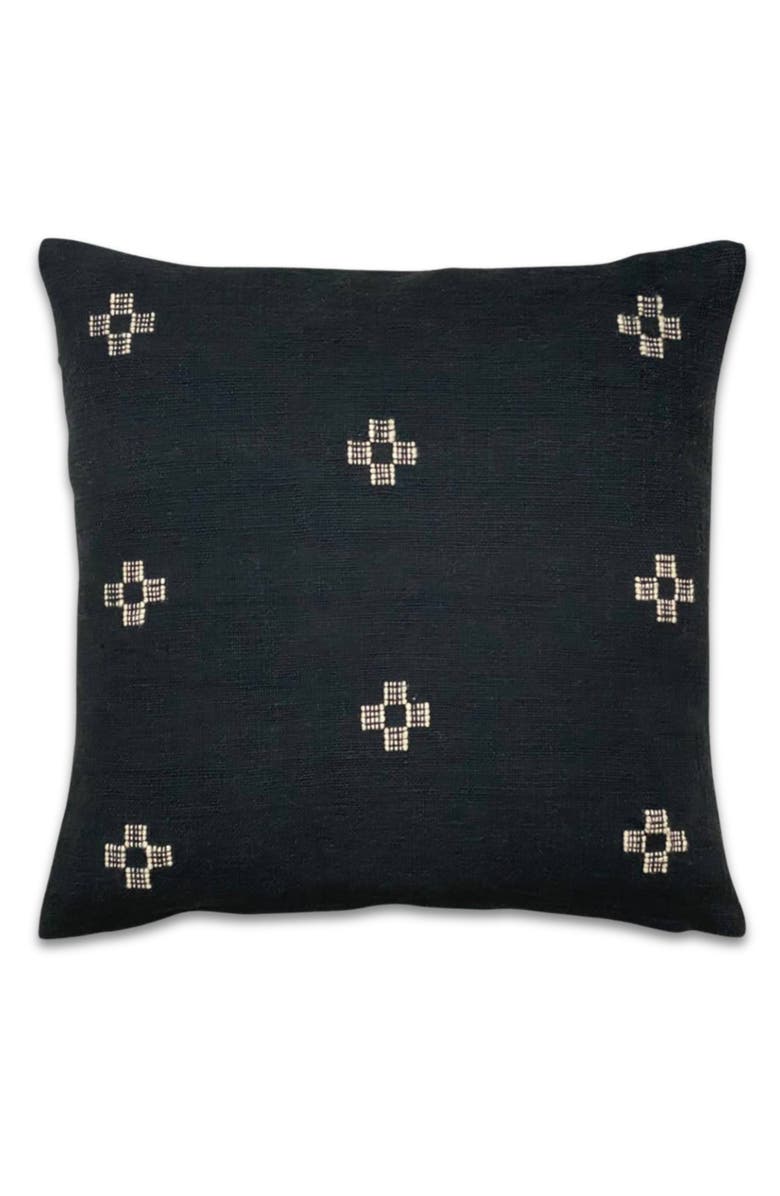Pillowpia Marguerite Pillow Cover, Main, color, Black