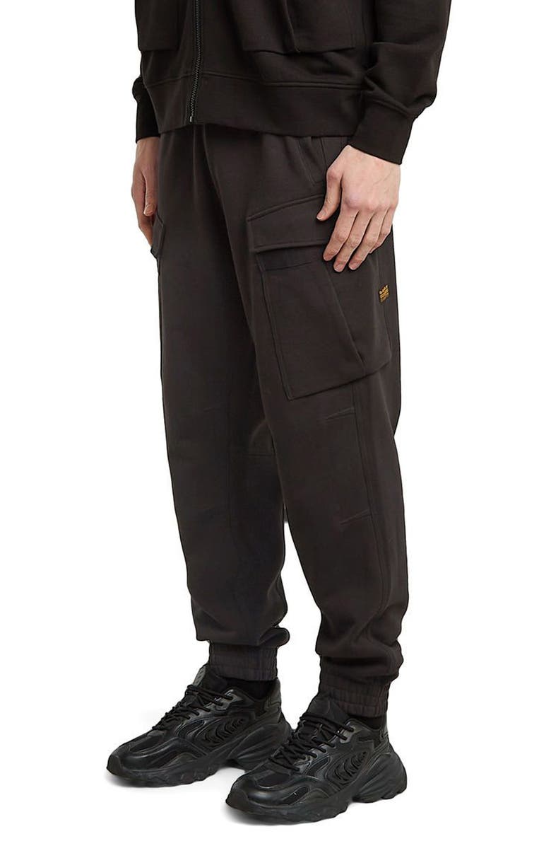 G-STAR Rovic Zip 3D Loose Cargo Joggers, Alternate, color, Dark Black