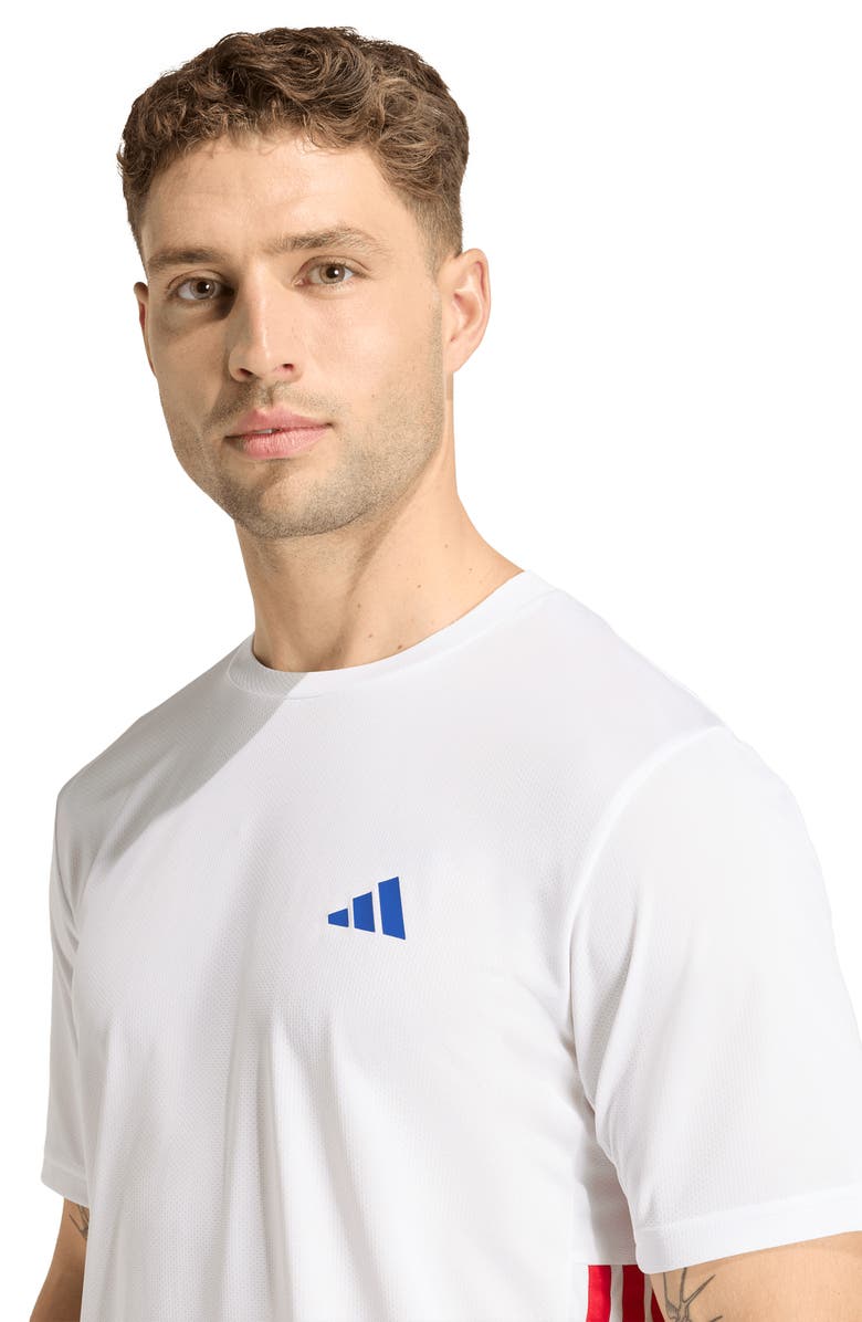 adidas Workout Essentials Climacool 3-Stripes T-Shirt, Alternate, color, 