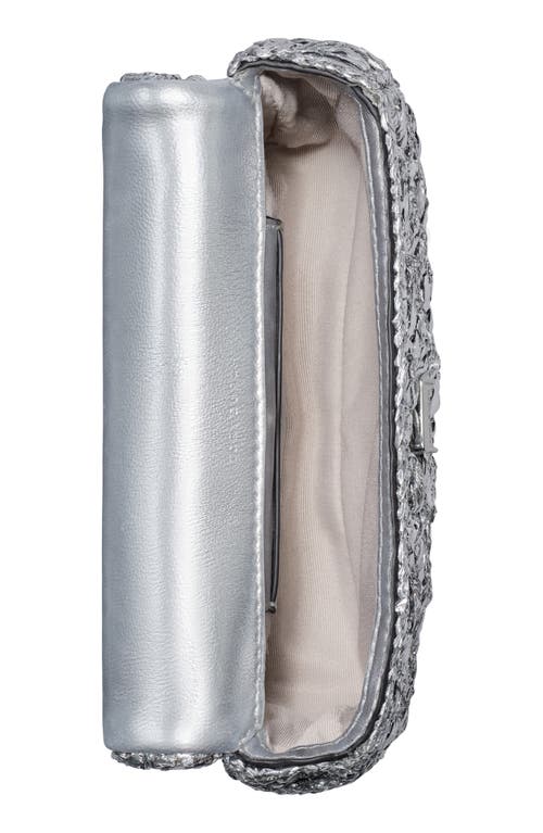 Tory Burch 'kira' Mini Shoulder Bag In Silver