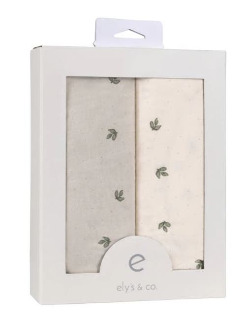 Ely's & Co. Baby Fitted Pack N Play In Vintage Leaf