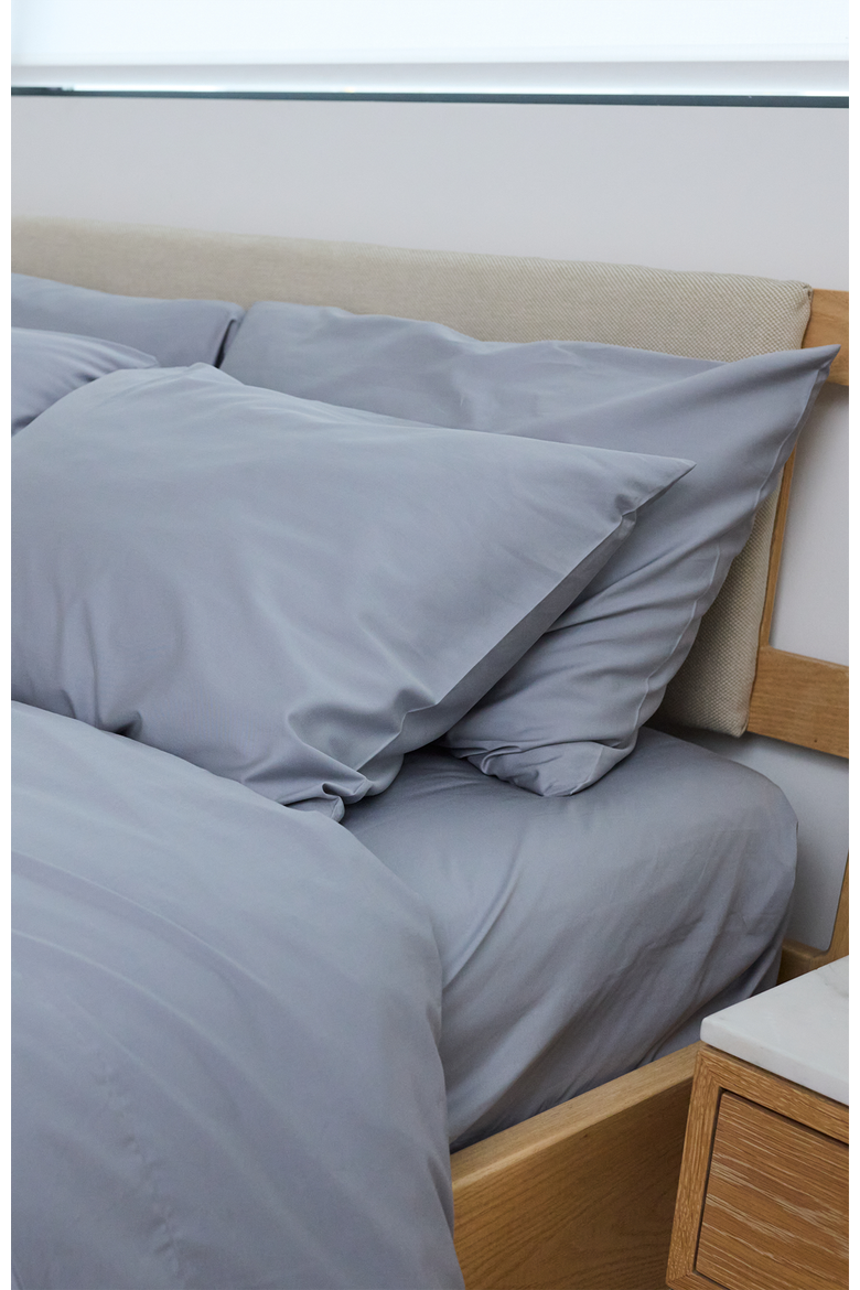 Performance Cotton Pillowcases, Alternate, color, Pewter
