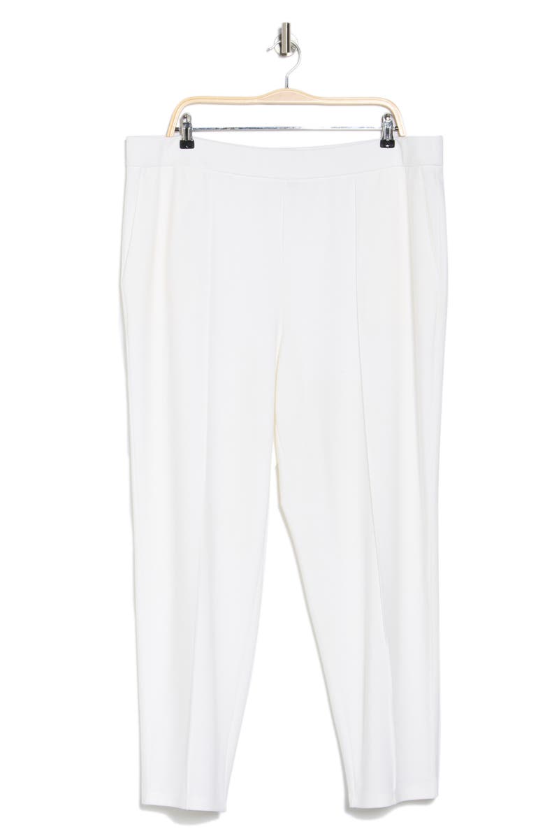 Eileen Fisher Tapered Ponte Ankle Pants, Alternate, color, Ivory