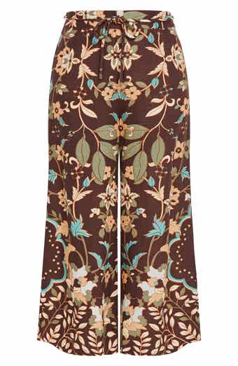 Florence Wide Leg Linen Blend Pants