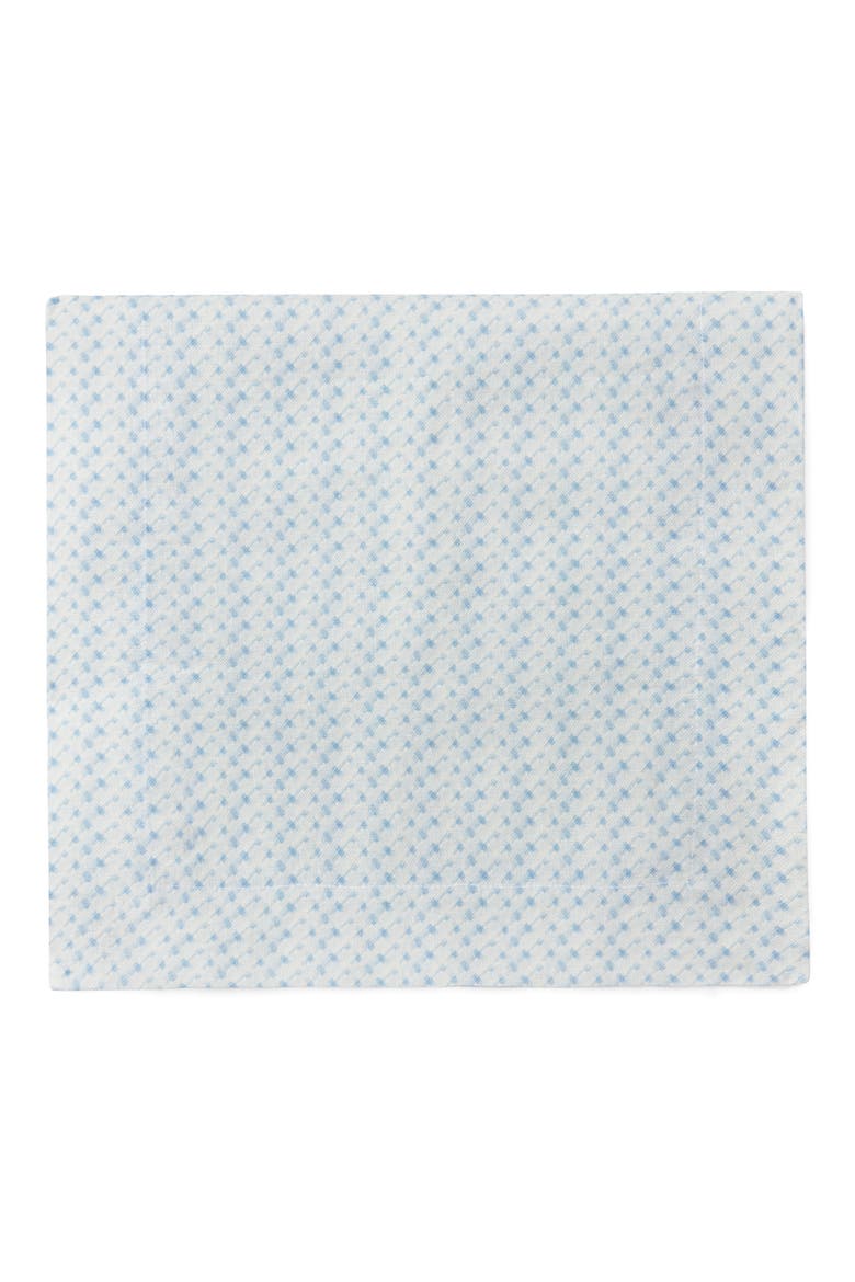 Abruzzo Floral Linen Table Runner, Main, color, BLUE