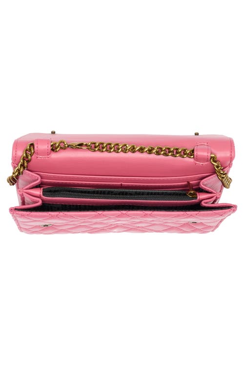 KURT GEIGER KURT GEIGER LONDON BRIXTON LEATHER WALLET ON A CHAIN