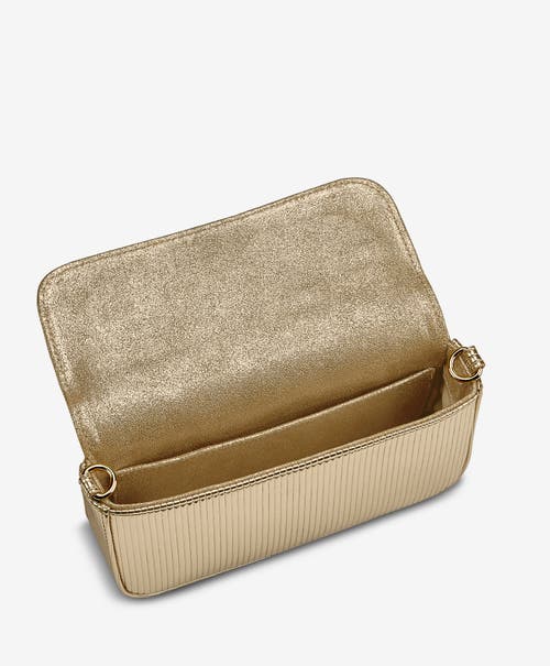 Gigi New York Twiggy Shoulder Bag In Gold