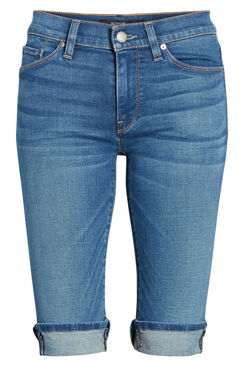 Amelia Cuff Bermuda Shorts, Alternate, color, VISION