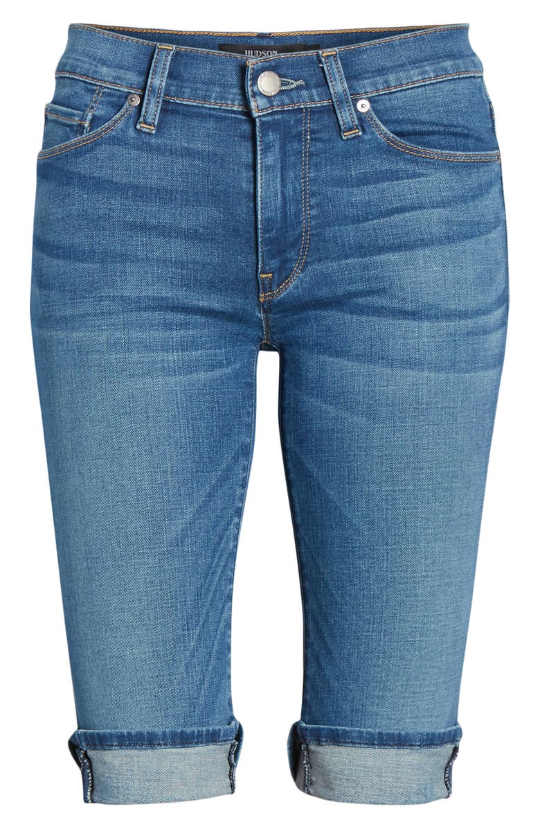 Hudson Jeans Amelia Cuff Bermuda Shorts, Alternate, color,