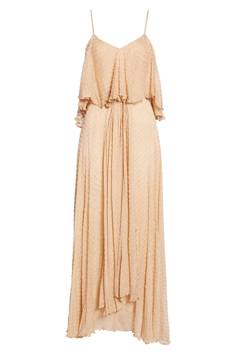 Donatella Fil Coupé Dress, Alternate, color, NUDE