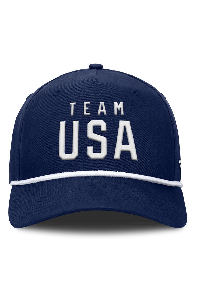 FANATICS Men's Fanatics Navy Team USA Captain Rope Adjustable Hat, Alternate, color, Navy