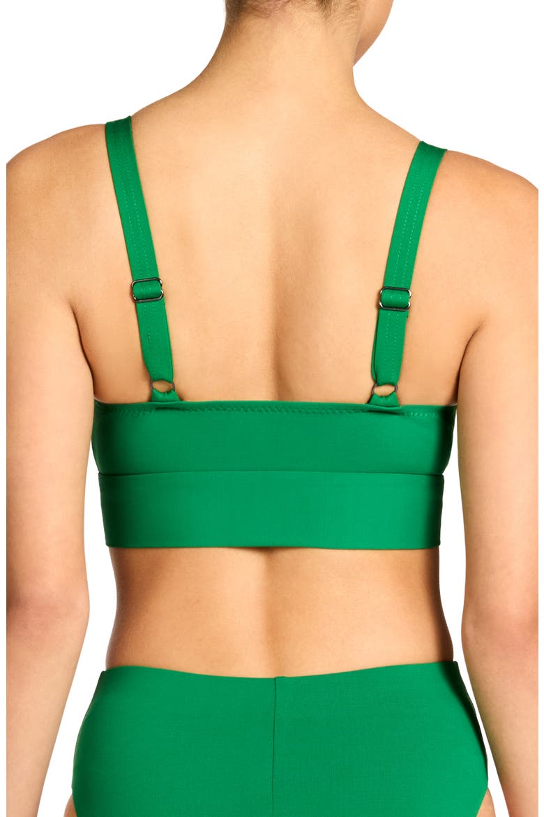 Ava Knot Front Bikini Top, Alternate, color, GRASS