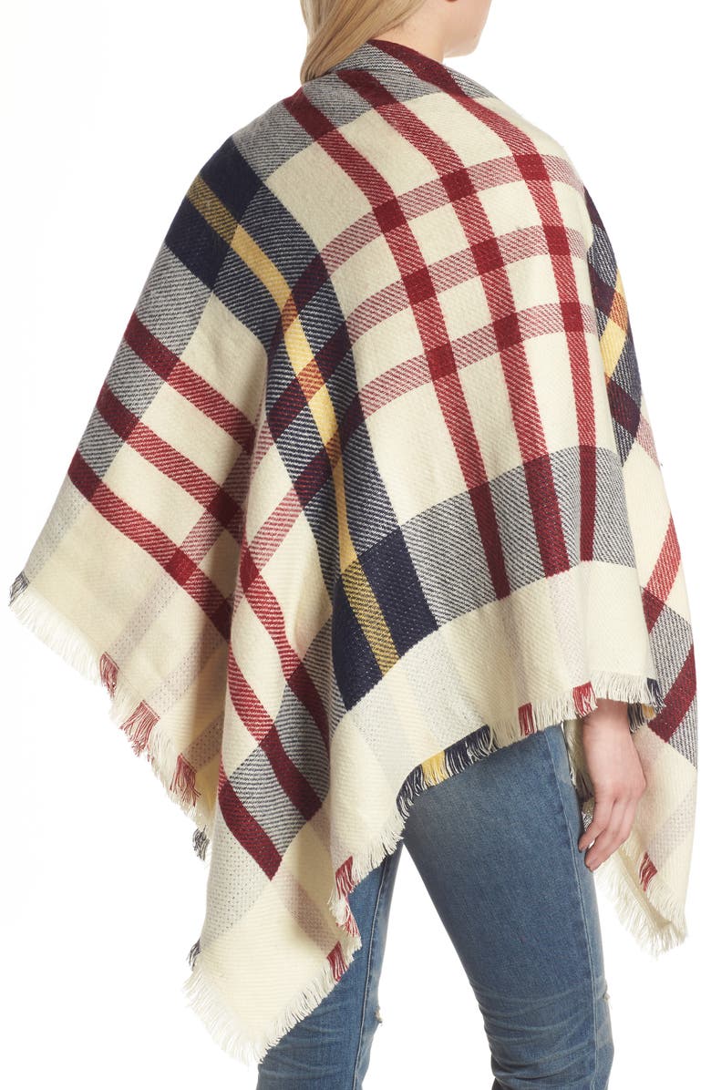 Shiraleah Lyla Plaid Square Scarf, Alternate, color, 