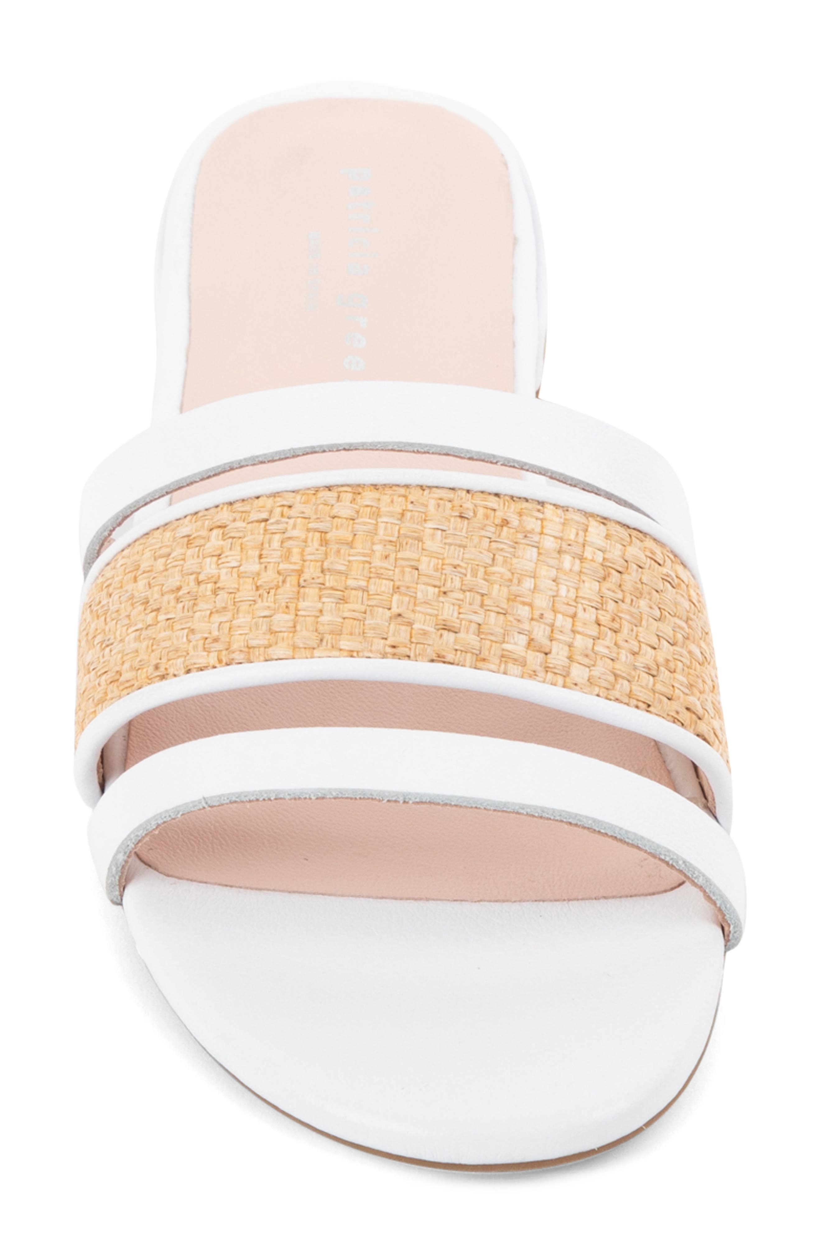 patricia green Amalfi Slide Sandal, Alternate, color, White