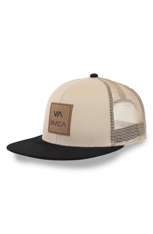 Rvca Cool Head Trucker In Brown