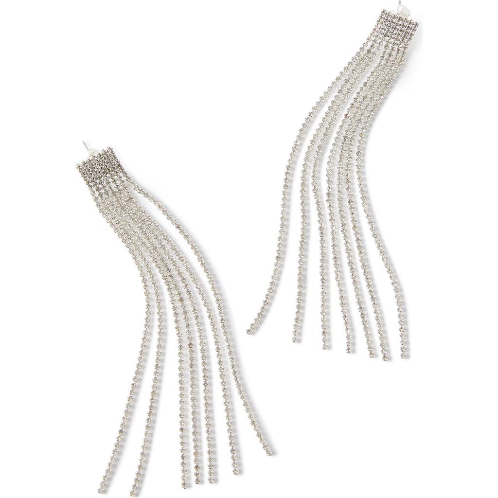 Rubi Shoes Mid Charm Earring In Up Diamante Drop