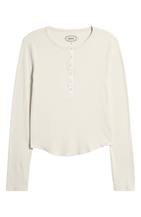 Drake Popper Cotton Henley