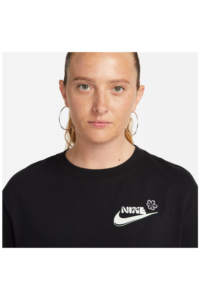 Women's Logo Graphic Tee, Alternate, color, BLACK