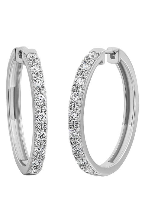Mika Diamond Hoop Earrings (Nordstrom Exclusive)