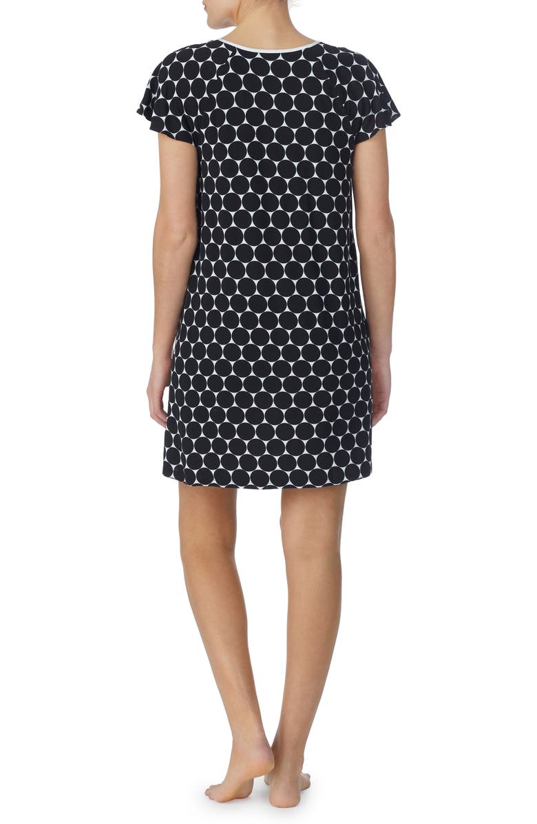 Kate Spade New York short sleeve sleep shirt, Alternate, color, 