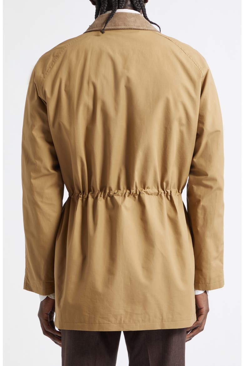 Waxed Cotton Game Coat, Alternate, color, TAN WAX