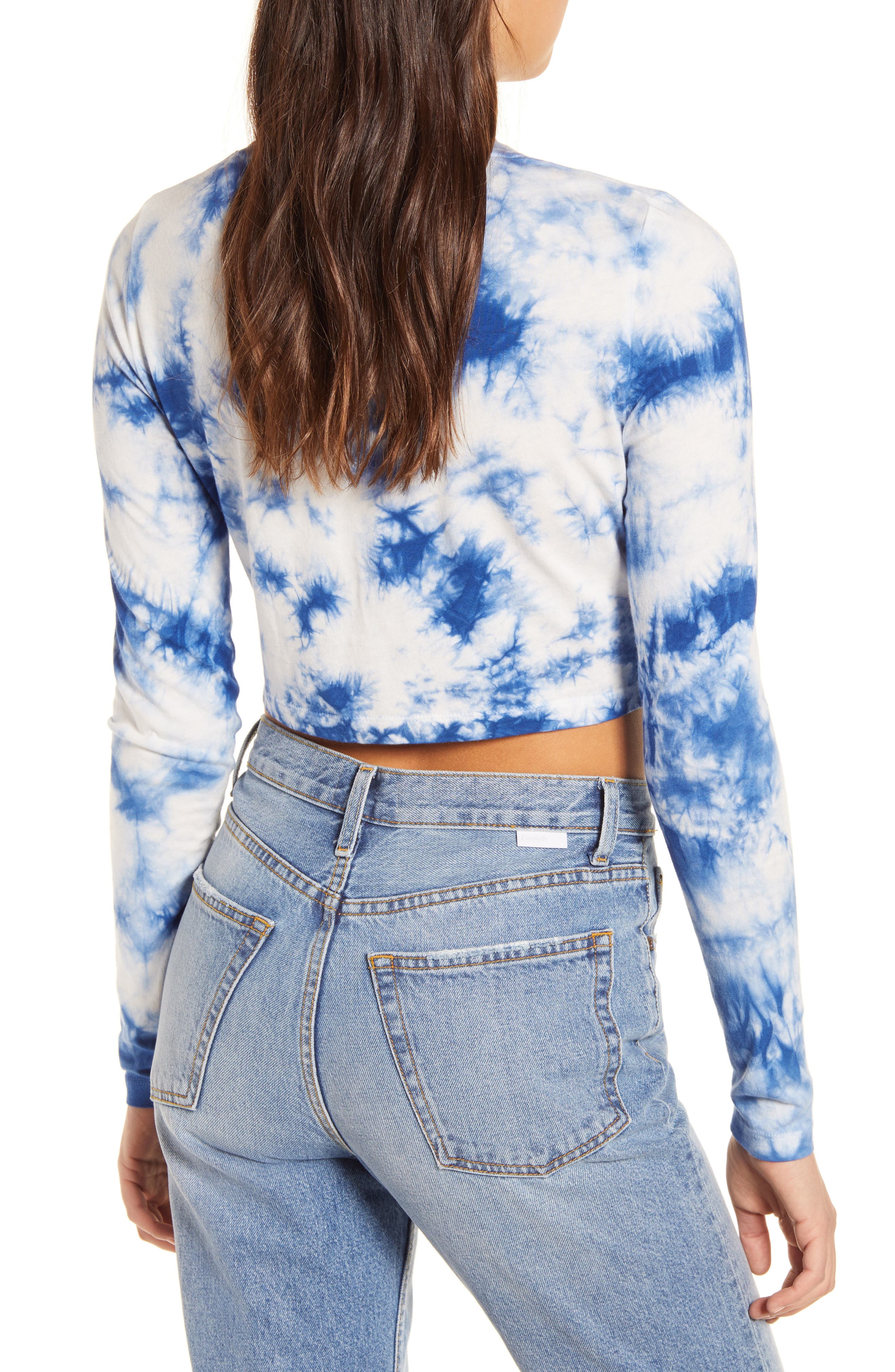 Tie Dye T-shirt-Purple Multi | Boden A