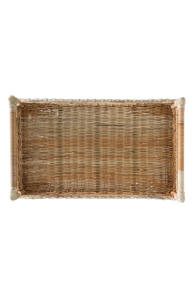 Juliska Provence Rattan Bar Cart, Alternate, color, Natural/ Whitewash