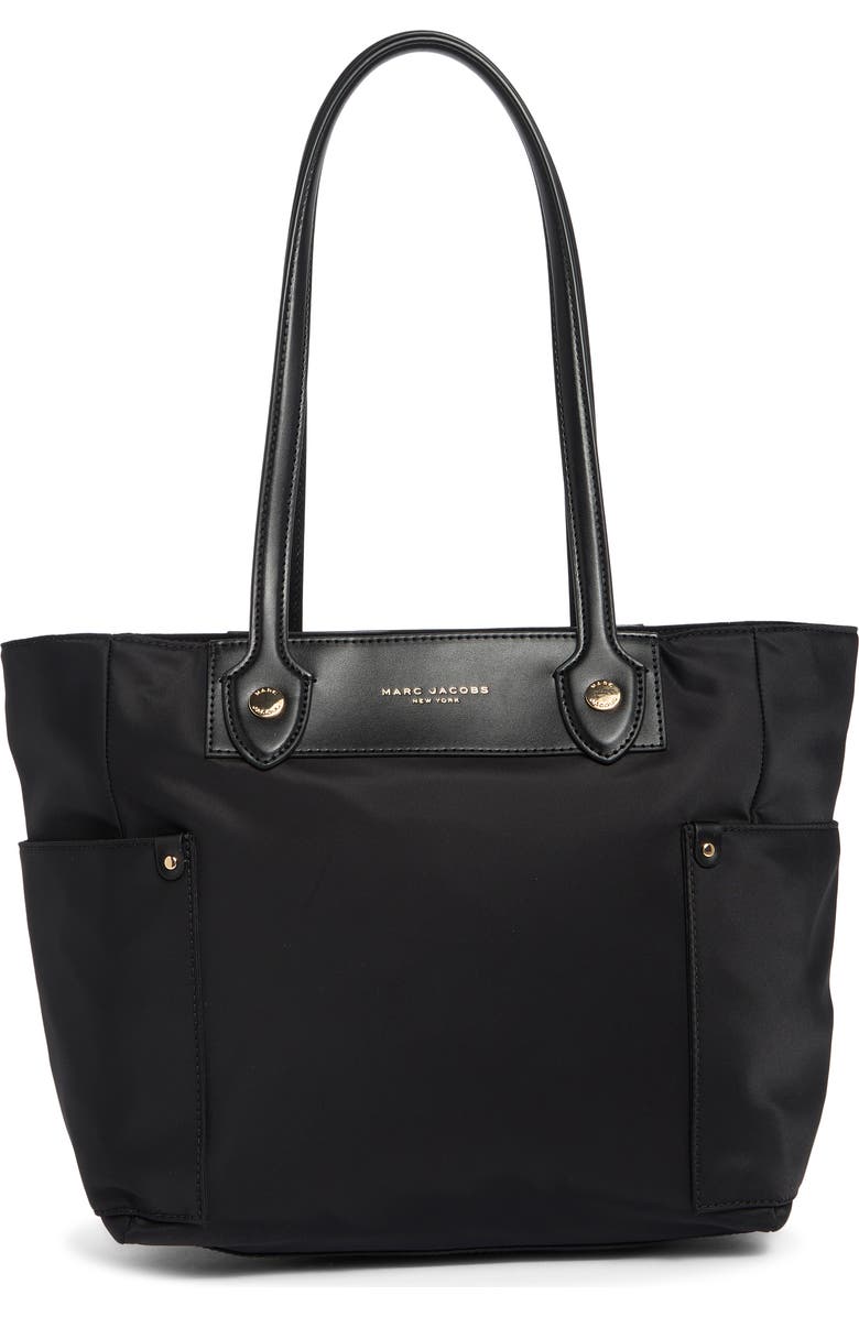 Marc Jacobs Preppy Nylon Tote, Main, color, Black