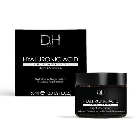 Hyaluronic Acid Anti-Ageing Night Moisturiser 60ml x 3 Trio Set