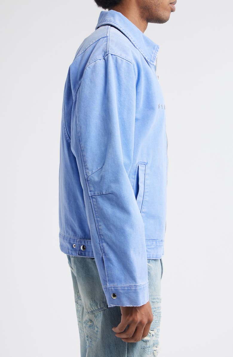 RtA Easton Denim Workwear Jacket, Alternate, color, Vintage Static Blue