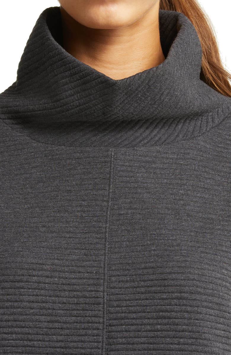 Zella Carey Ridge Funnel Neck Pullover, Alternate, color,