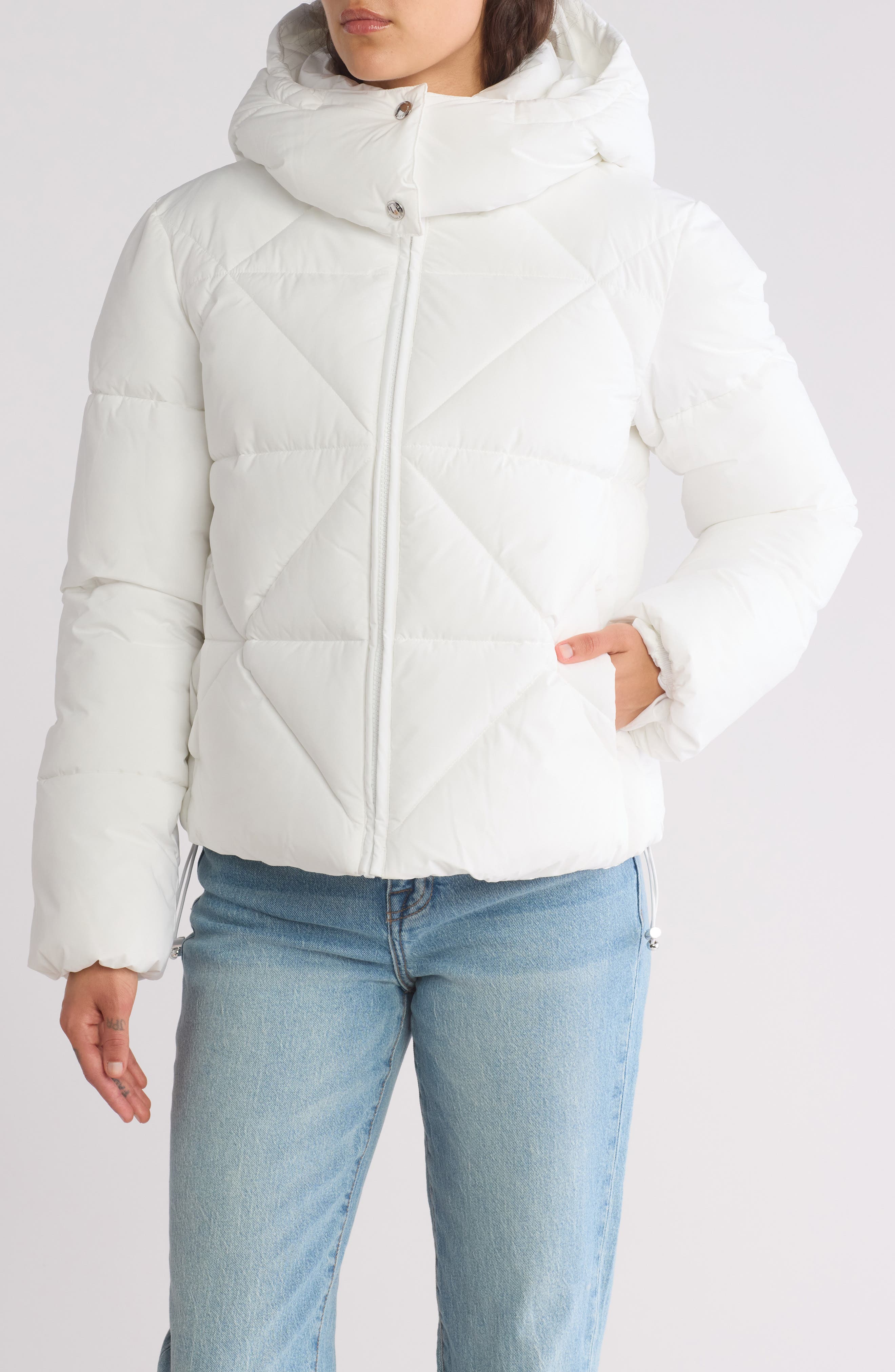 Cropped Puffer Jacket - image 3
