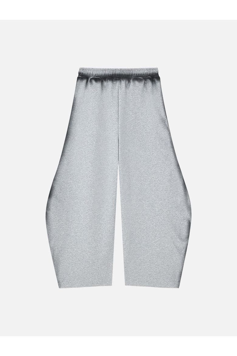 Inkjet Super Baggy Barrel Sweatpants, Alternate, color, Grey