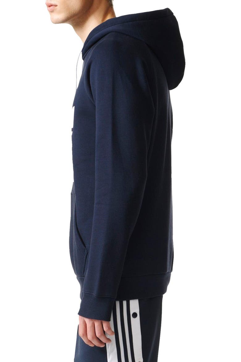 Trefoil Graphic Hoodie, Alternate, color, LEGEND INK