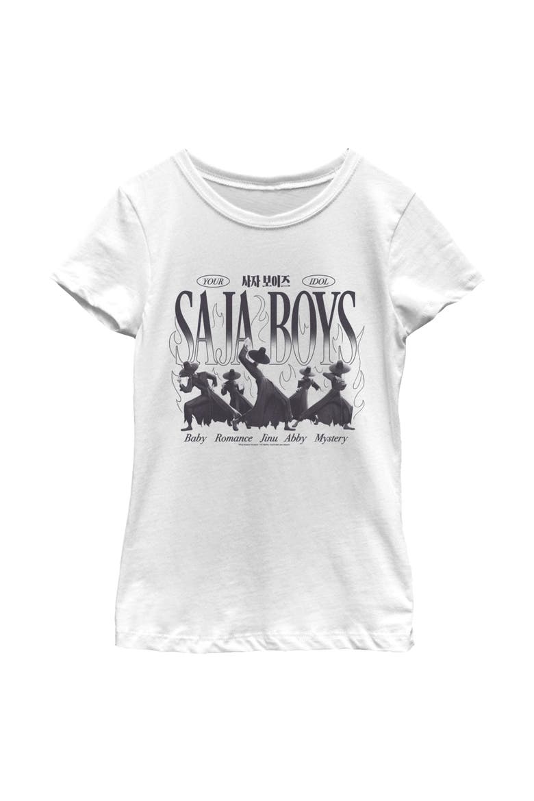 Girls' Your Saja Boys' Idols T-Shirt, Main, color, White