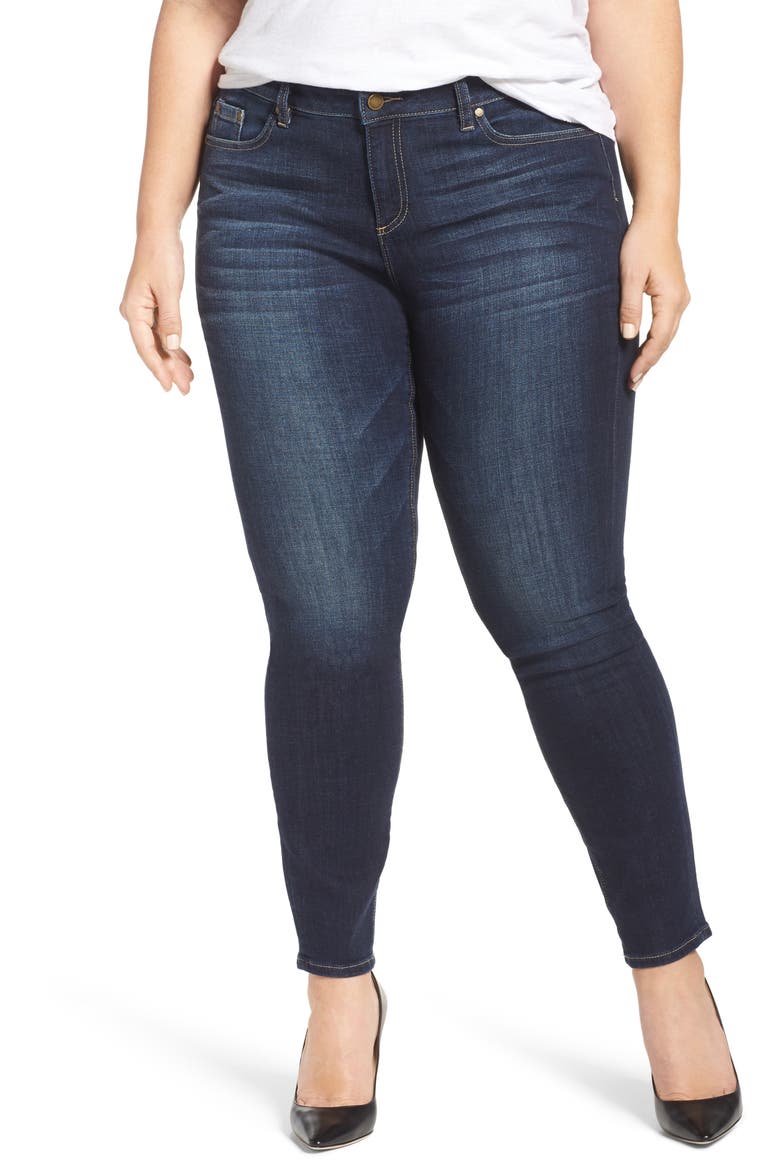 Stretch Skinny Jeans, Main, color, DARK AUTHENTIC